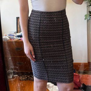 Mossimo tight patterned professional pencil skirt